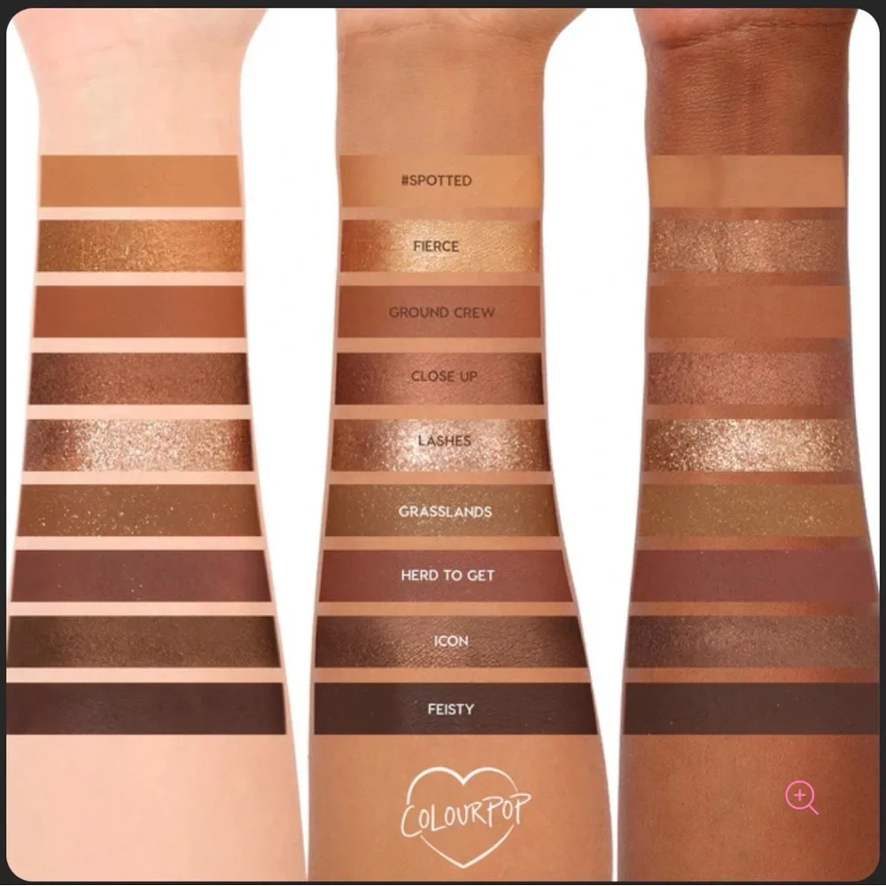 ColourPop Wild Child Eyeshadow Palette - Rich Browns and Glittering Golds